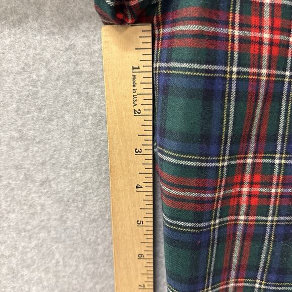 Janie & Jack Boys Size 7 Tartan Plaid Wool Pants Red Blue Green Preppy Holiday - Picture 5 of 9
